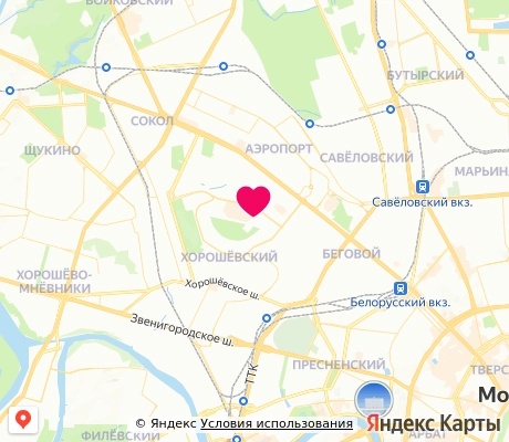 На карте