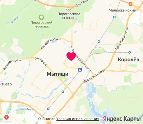 На карте