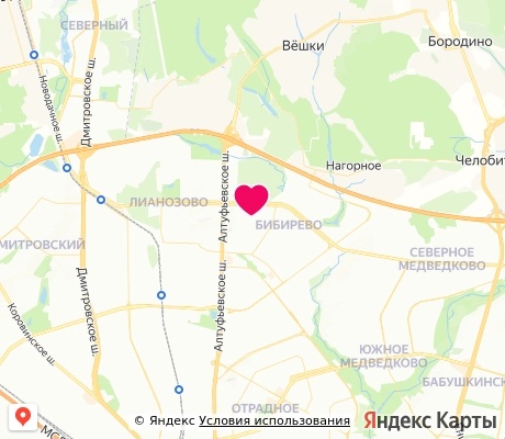 На карте