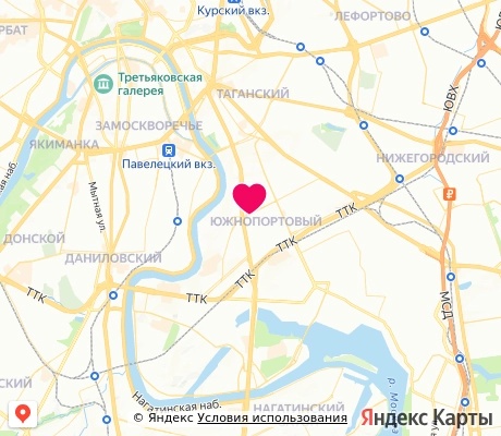 На карте