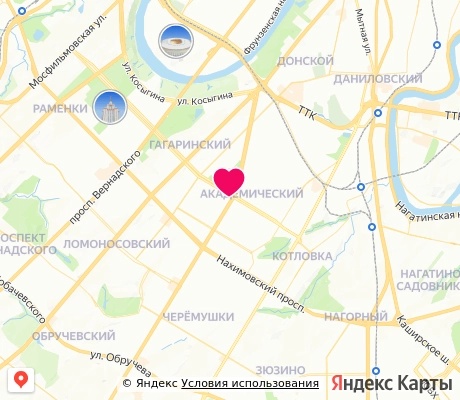 На карте