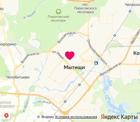 На карте