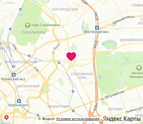 На карте