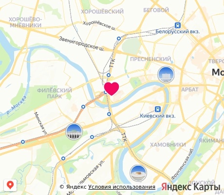 На карте