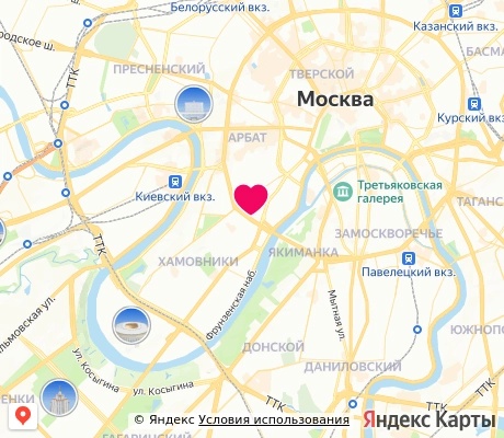 На карте