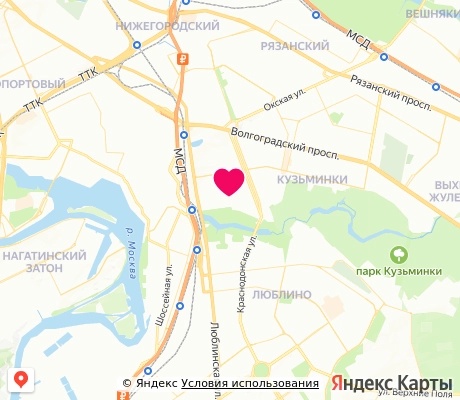 На карте