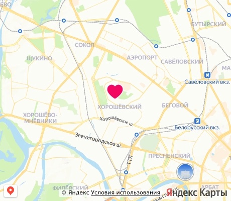 На карте