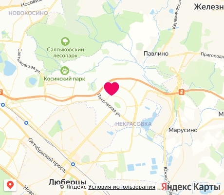 На карте