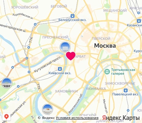 На карте