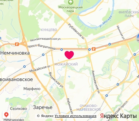 На карте