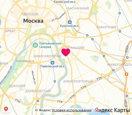 На карте