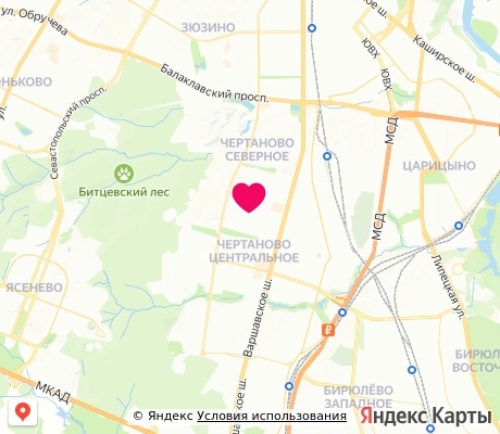 На карте