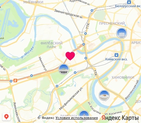 На карте