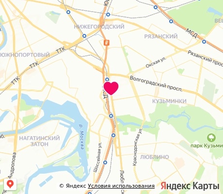 На карте