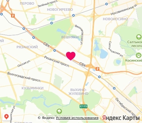 На карте