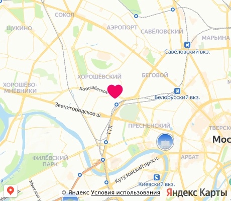 На карте