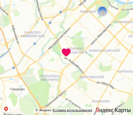 На карте