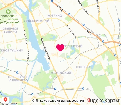 На карте