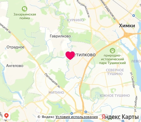 На карте