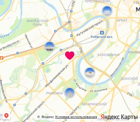На карте