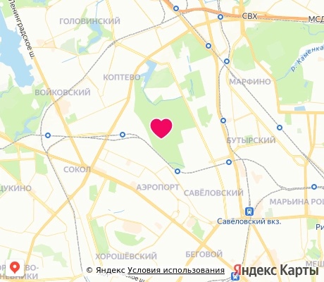 На карте