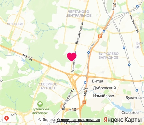 На карте