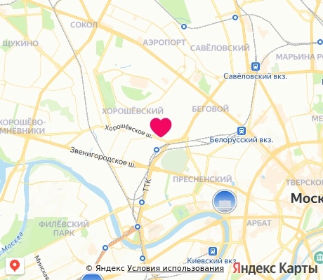 На карте