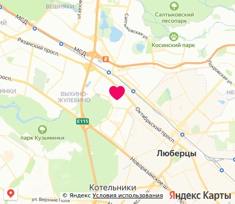 На карте