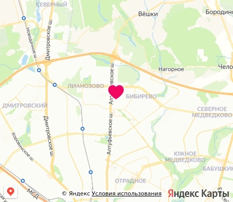 На карте