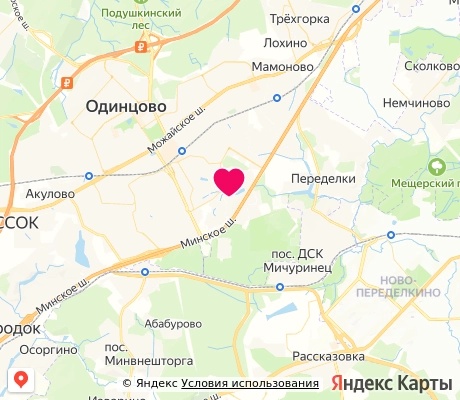 На карте