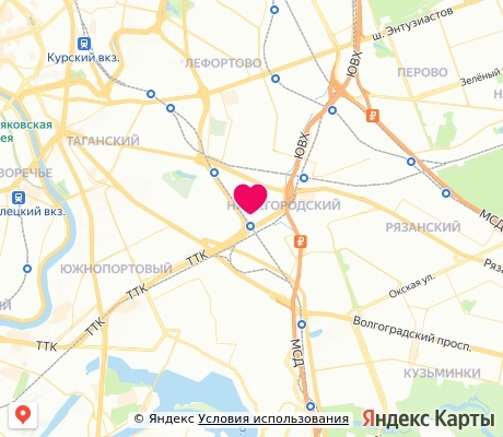 На карте