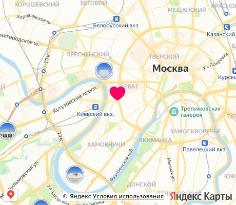На карте