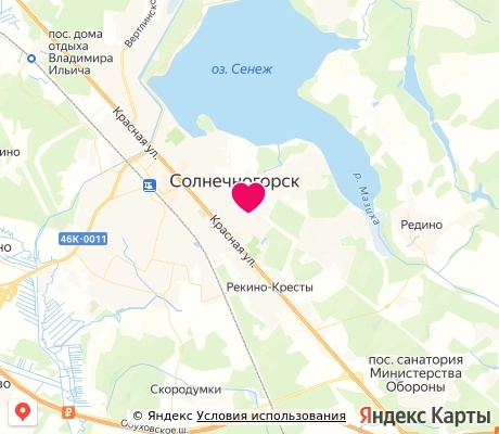 На карте