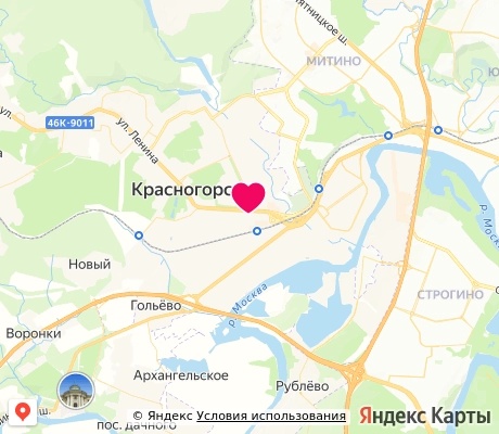 На карте