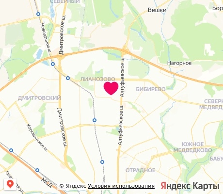 На карте