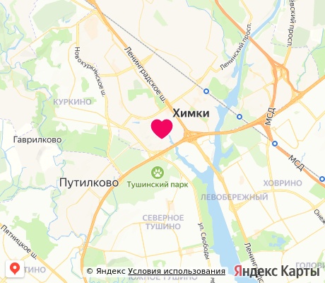На карте