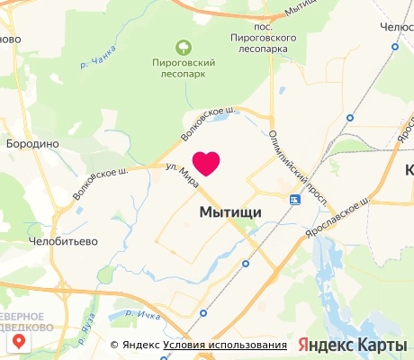На карте