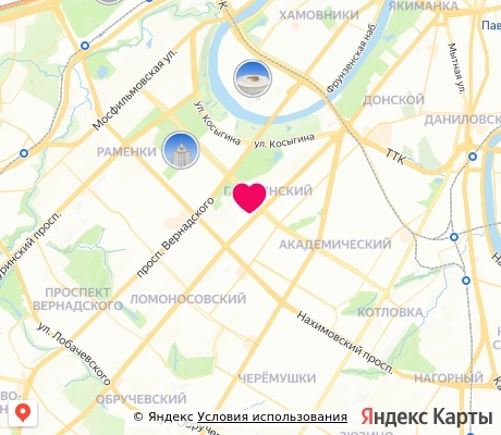 На карте