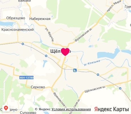 На карте