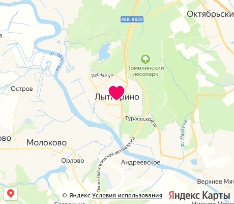 На карте