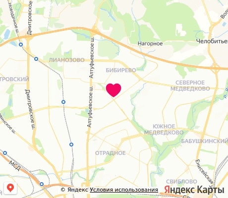 На карте