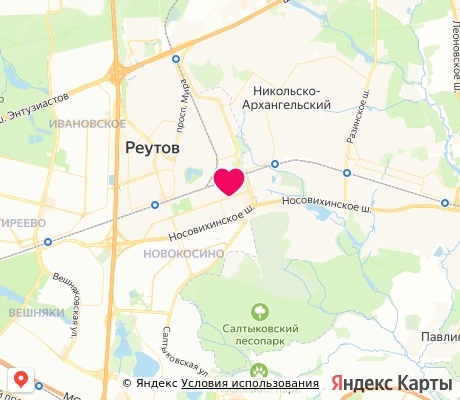 На карте