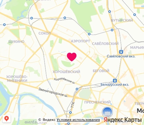 На карте