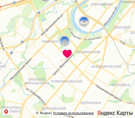 На карте