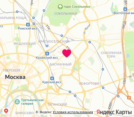 На карте