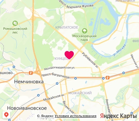 На карте