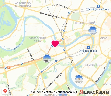 На карте