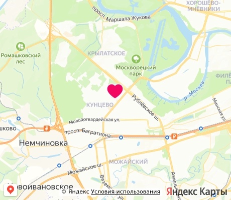 На карте