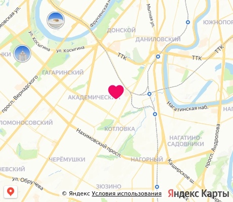 На карте