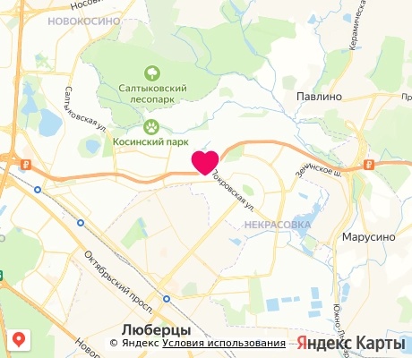 На карте